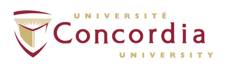 Concordia University logo with a shield crest and the bilingual name Université Concordia University.
