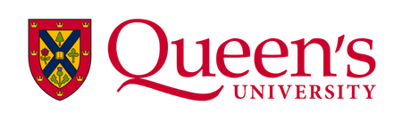 Queen's University logo with crest on the left and the text 'Queen's University' on the right.